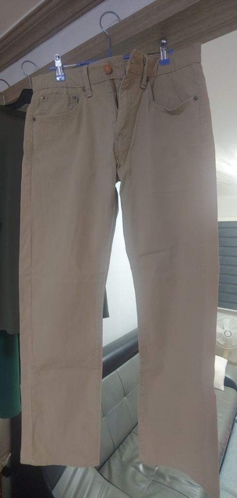 리바이스 일자 면바지--2