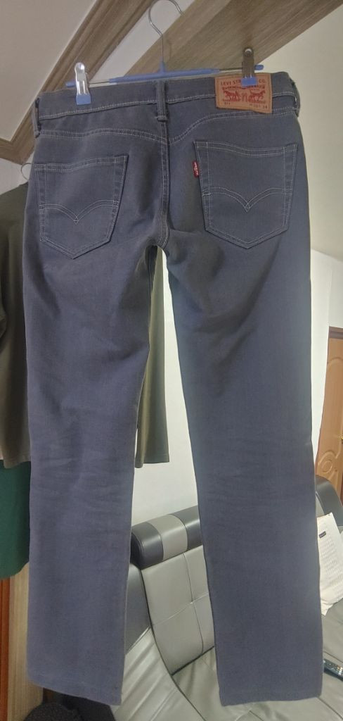 리바이스 일자 면바지--4
