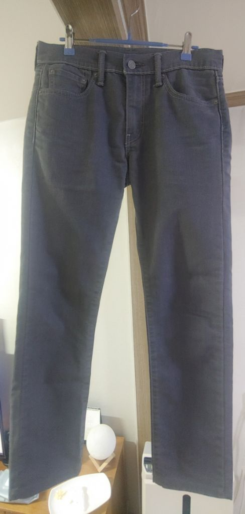 리바이스 일자 면바지--5