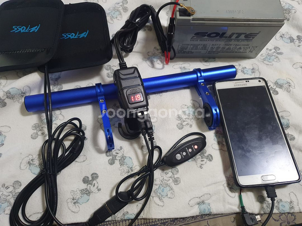 멀티바 30cm 전기자전거 퀵보드 오토바이 자전거 핸들--1