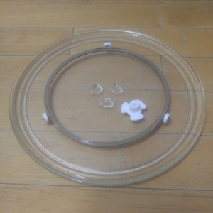 전자렌지 회전유리판+회전레일+회전축/28.5cm