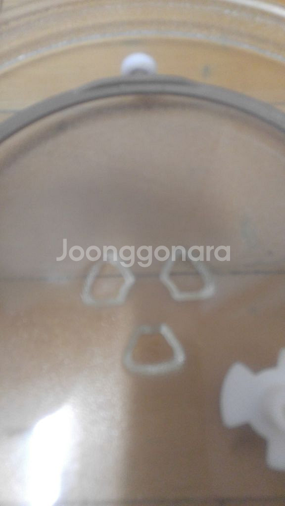 전자렌지 회전유리판+회전레일+회전축/28.5cm--1