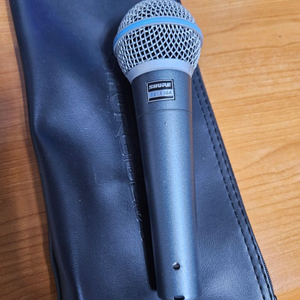 SHURE 마이크 58-A +마이크파우치 + 케이블