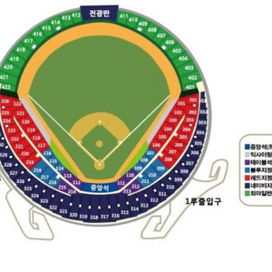 [두산-기아] 5/14 3루 328블럭 4연석 정가양도