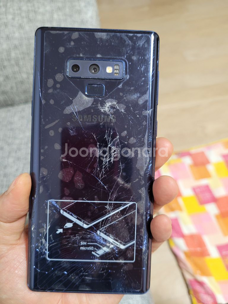 갤럭시노트9미드나잇블루 512기가 자급제폰--3