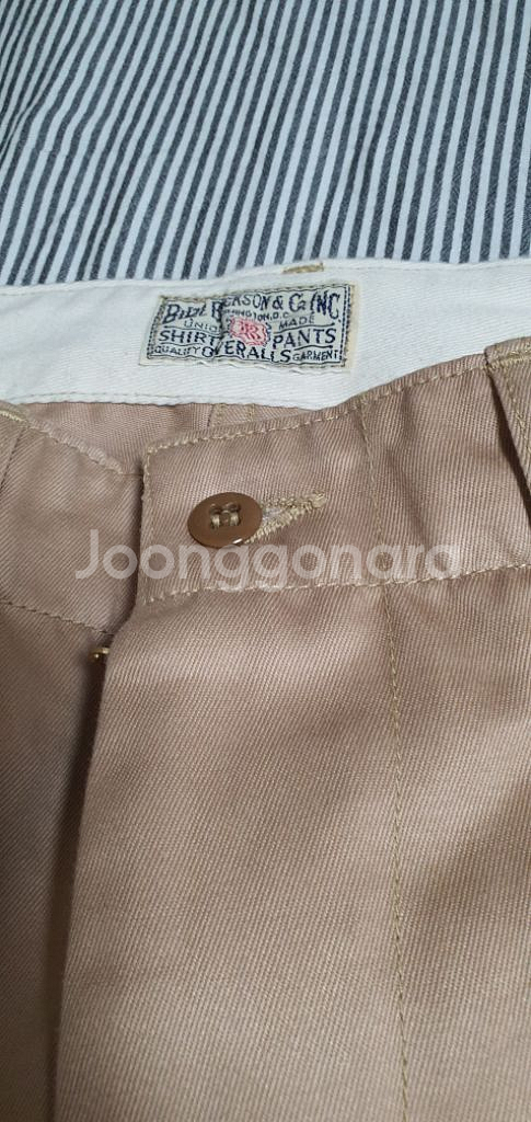 버즈릭슨 오리지널 스펙 치노 베이지 32 새상품--2