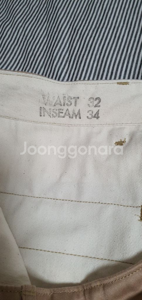 버즈릭슨 오리지널 스펙 치노 베이지 32 새상품--3