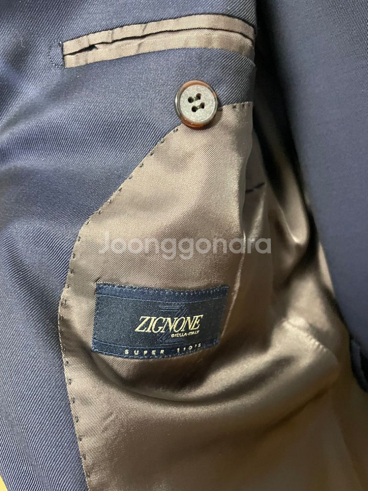 수트서플라이 차콜/네이비 50 사이즈--7