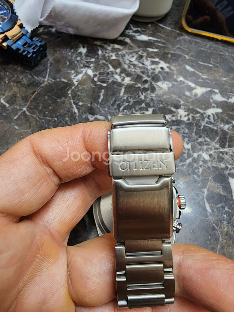 씨티즌 남성시계팝니다(백화점A/S)--6