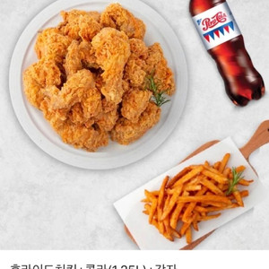 네네치킨 후라이드 치킨 + 콜라1.25l + 감자