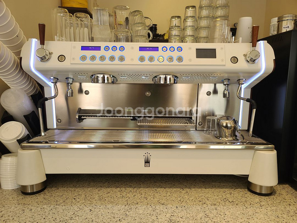 콘티몬테카를로 2그룹 화이트우드 커피머신--0