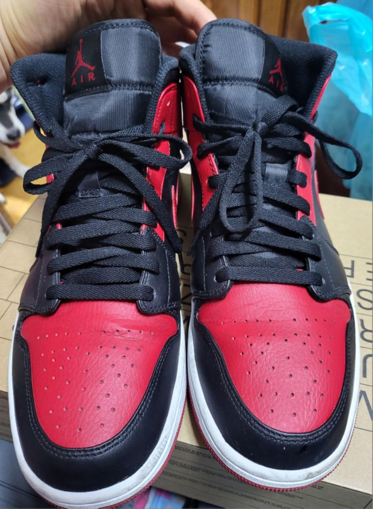 강백호 조던1 정품 285 이미지