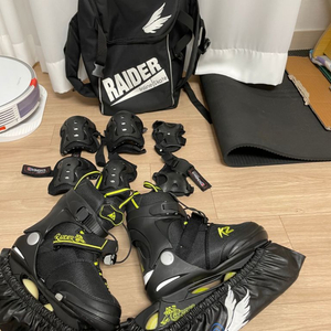 1회사용 k2 raider 아동용 인라인스케이트 풀세트