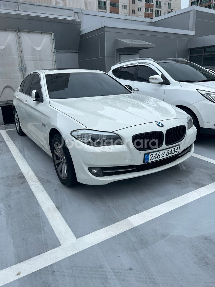 2011 bmw 520d 14만키로 흰색--1