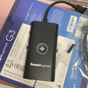 Creative사운드 블라스터 G3USB-C외장 게이밍