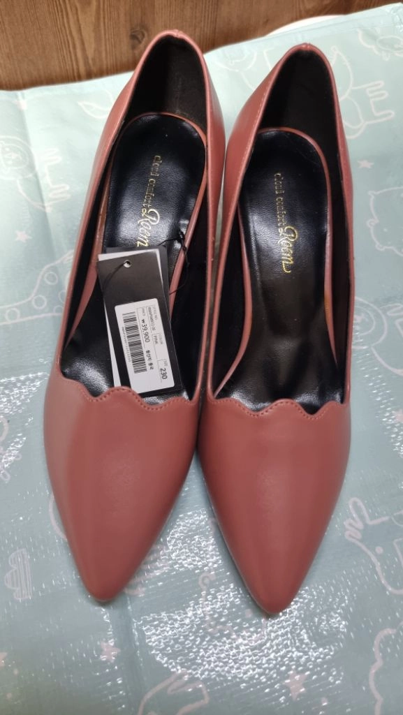 로엠 로즈핑크 펌프스 구두 230cm 이미지