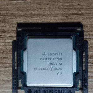 인텔 i5-6600K CPU 팝니다