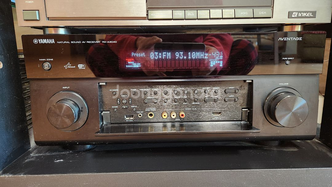 야마하 리시버앰프 RX-A3040 / M&K 서브우퍼--1
