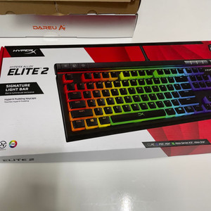 Hyperx alloy elite2, pbt푸딩키캡