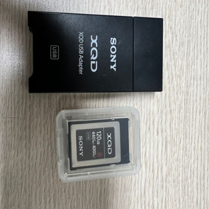 소니 xqd 메모리카드 120GB+리더기 무료나눔