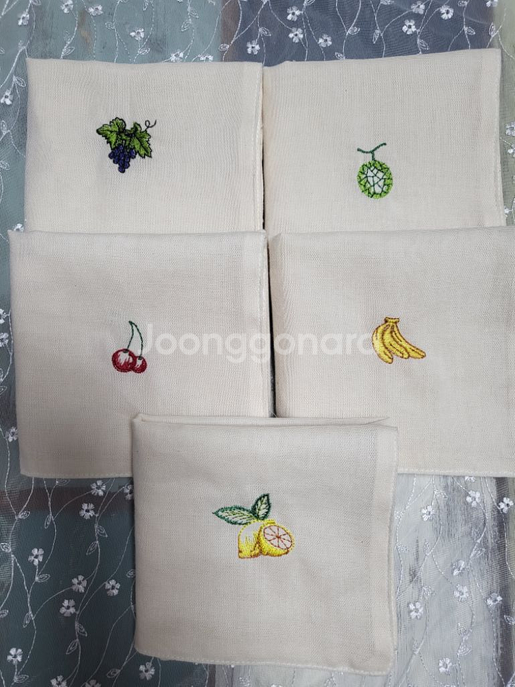 과일자수 소창 35사이즈100장--0