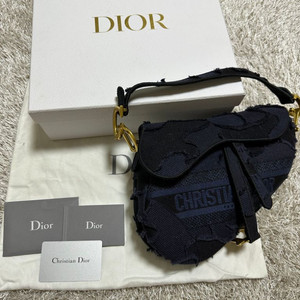 디올 밀리터리 새들백