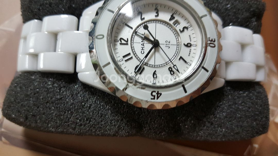 샤넬 J12 워치 칼리버 견고한 화이트 짝퉁--1