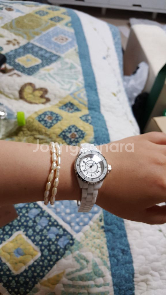 샤넬 J12 워치 칼리버 견고한 화이트 짝퉁--2