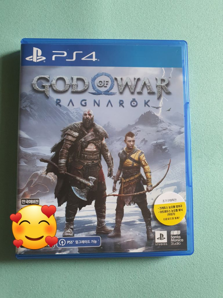 PS4 갓오브워 라그나로크 판매 합니다.--0