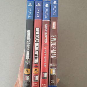 ps4 일괄판매(gta5 레데리2 스파이더맨 언차티드)