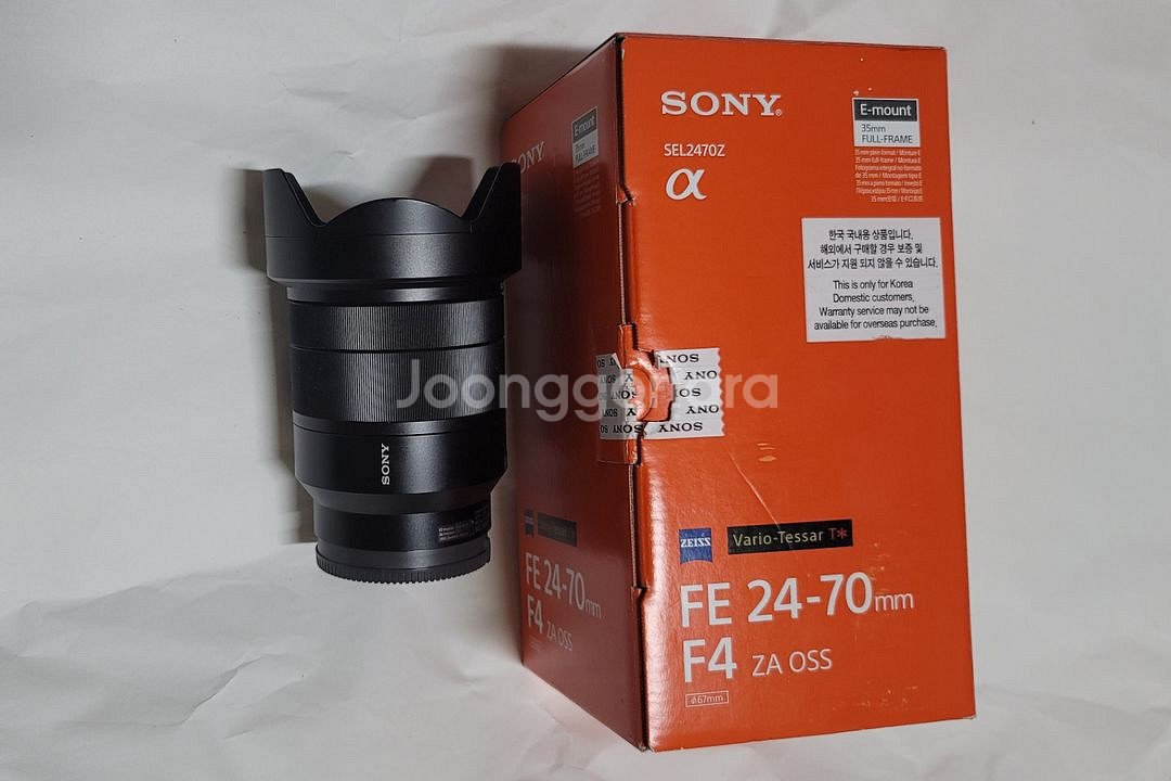 소니 정품 24-70mm F4 OSS 칼자이스 렌즈--0