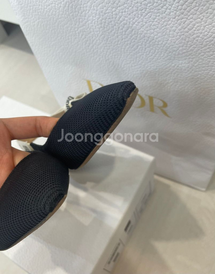 디올 슬링백 플랫 36--3