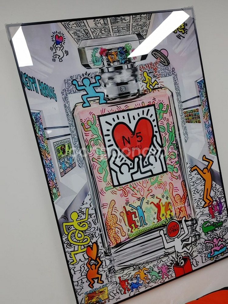 키스해링 샤넬넘버5 프라다 풍 대형 그림 액자 인테리어--9