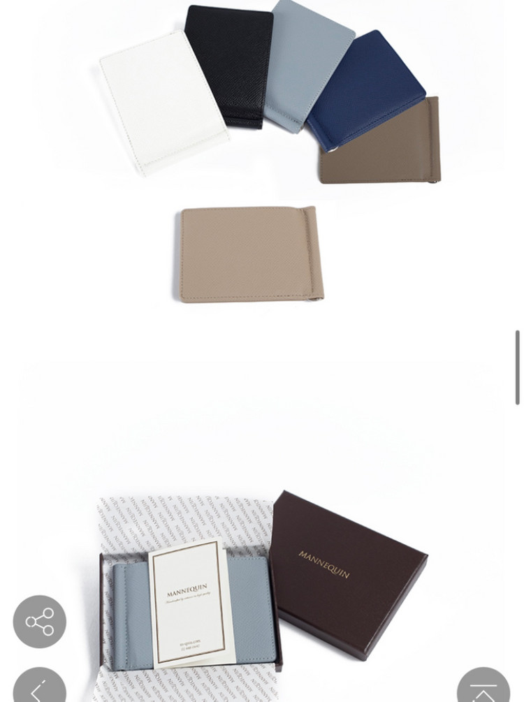 새상품 소가죽 머니클립 개당 (사당역)--7