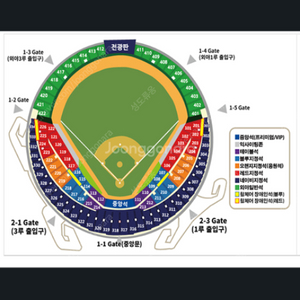 5/27 두산vsSSG fila 오렌지석 1루 3매구매