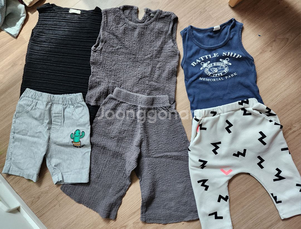 남아 여름옷 100~110호 18개 반값택포15000원--1