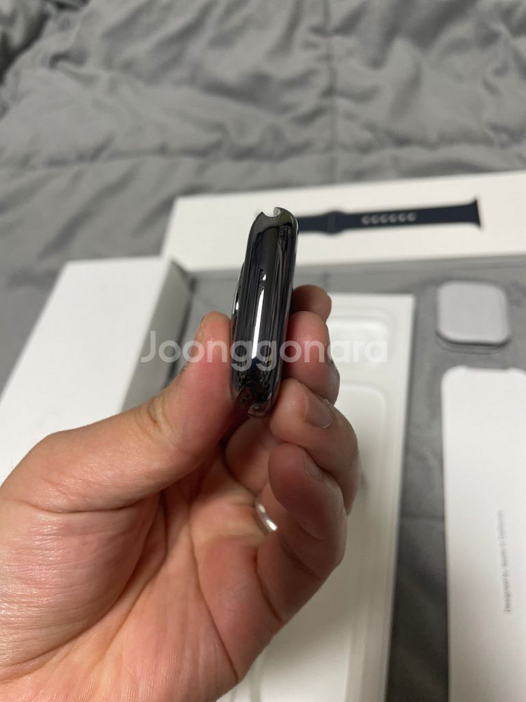 애플워치7 45mm 스테인리스 애케플--3