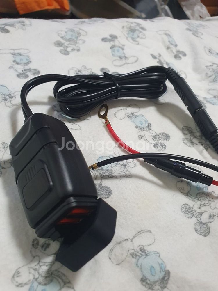 오토바이 usb 충전기 QC3.0 고속충전 전압계 핸들--3