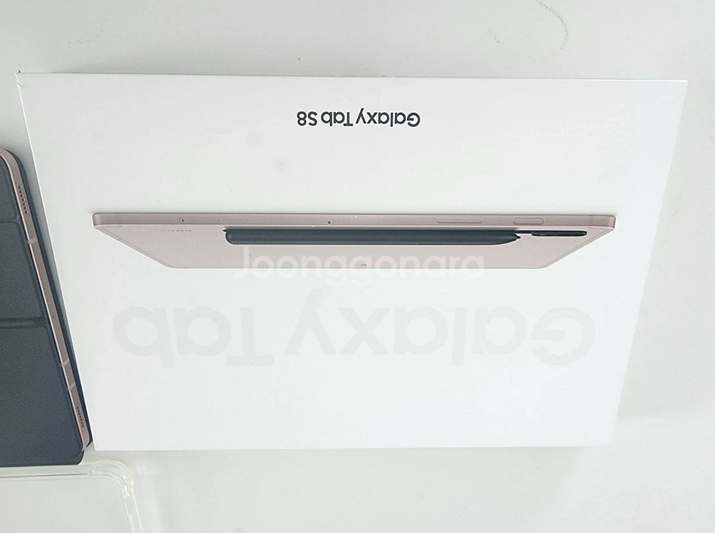 갤럭시 탭s8 256 핑크골드 2회사용--5