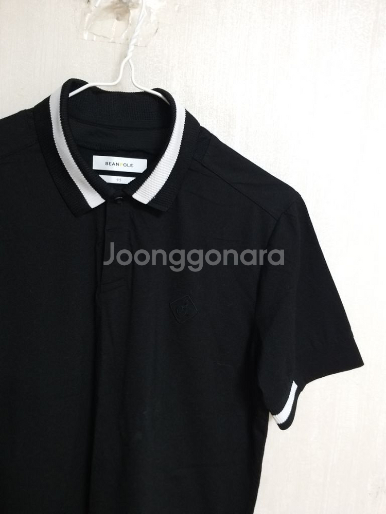 여성 빈폴골프 반팔 카라티셔츠 (블랙.스판95)--1