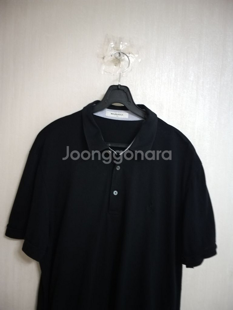 남성 빈폴 반팔 카라티셔츠 (블랙.105)--1