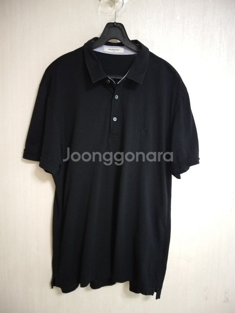 남성 빈폴 반팔 카라티셔츠 (블랙.105)--6
