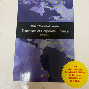 Essentials of CorporateFinance