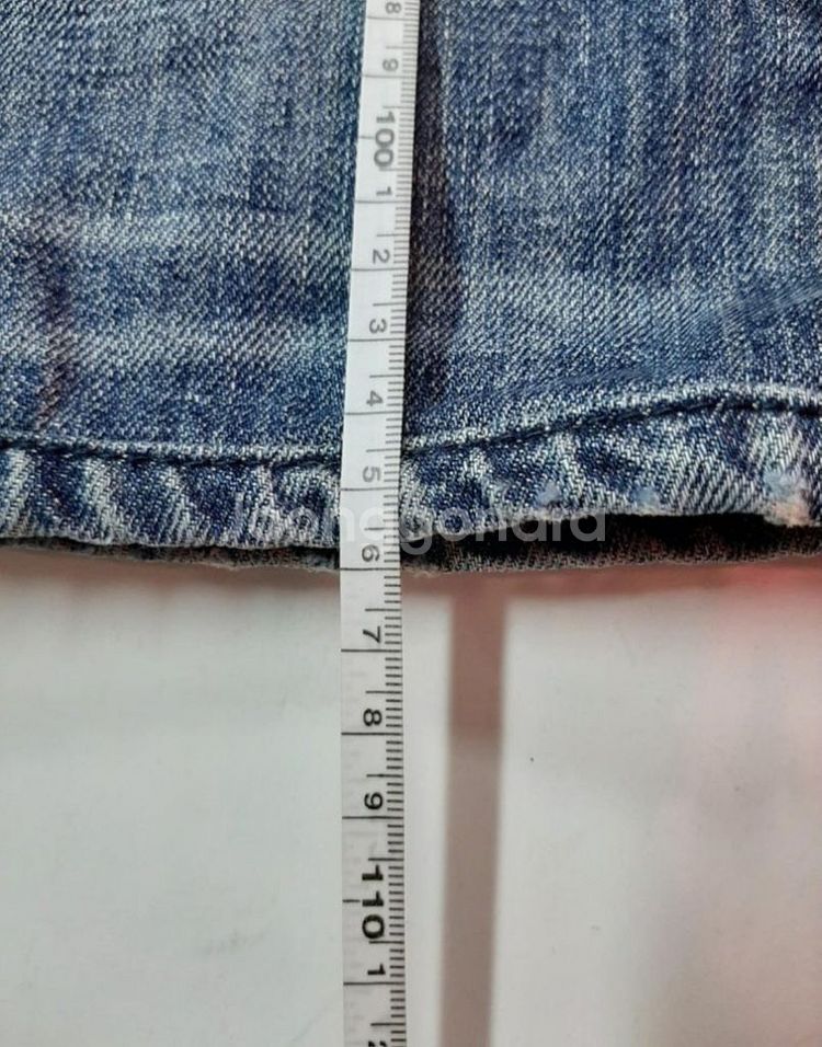 30)리바이스 620 워싱 데님 생지 일자청바지--9