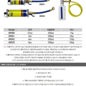 옐로우자켓 59560 형광오일주입기 판매합니다~