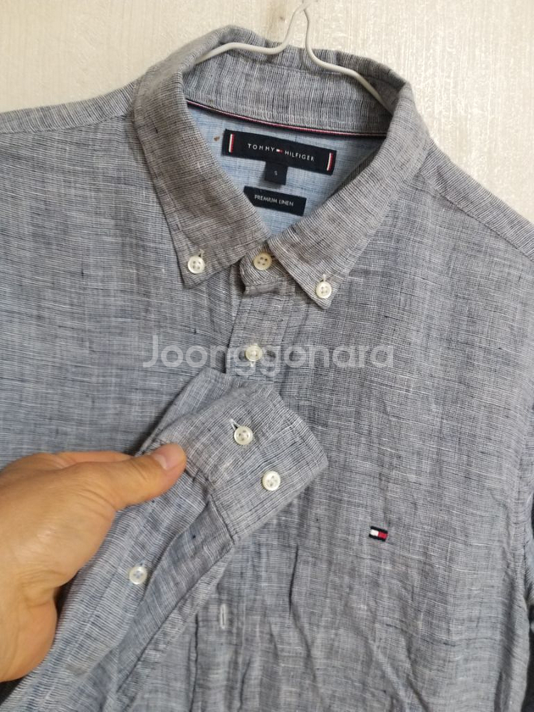 타미힐피거 마100% 린넨셔츠 (여100.남95)--3