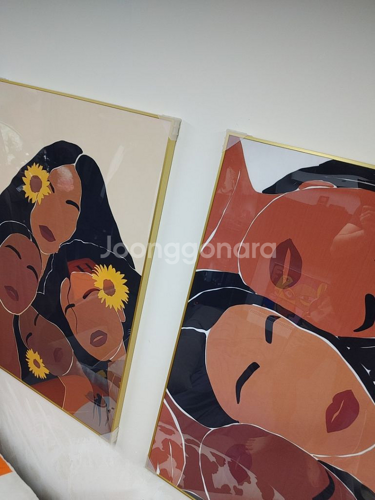 풍수지리액자 해바라기액자 팝아트그림 거실액자 현관액자--3