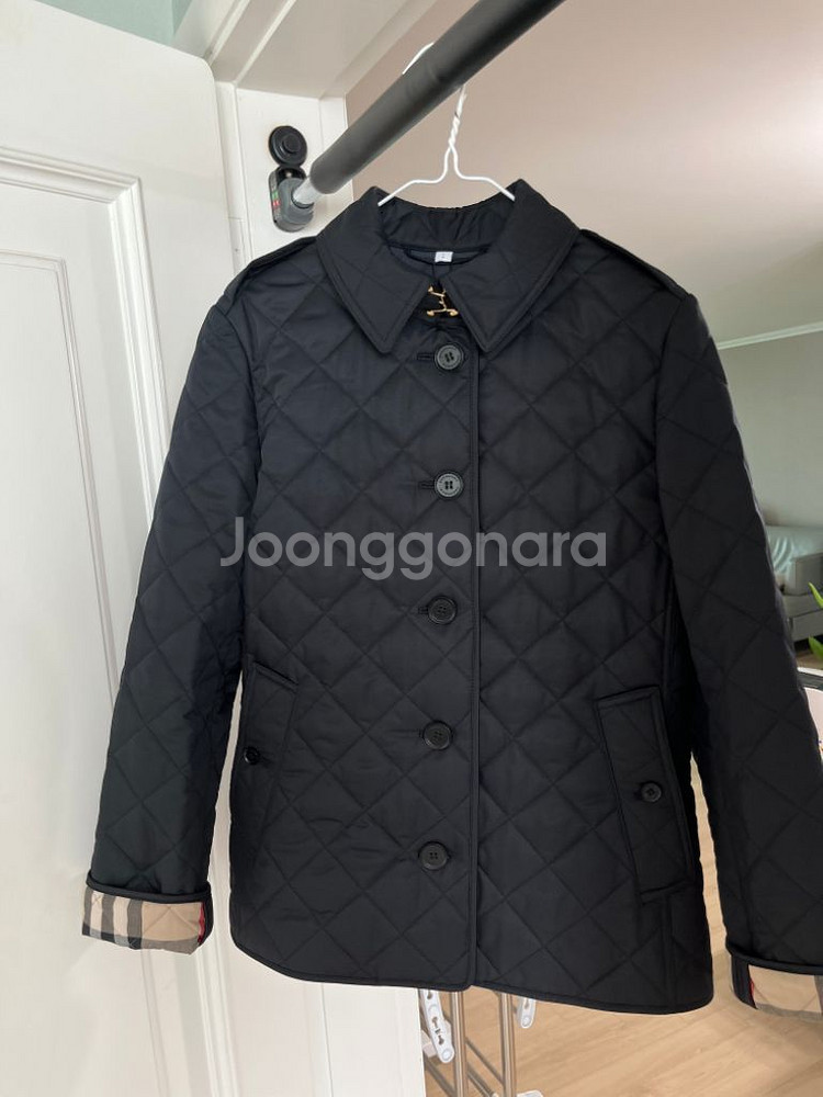 버버리 뉴 프랭크비 퀼팅쟈켓 (네이비 L)--0