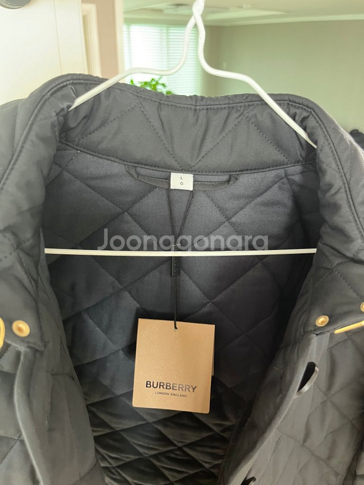 버버리 뉴 프랭크비 퀼팅쟈켓 (네이비 L)--4