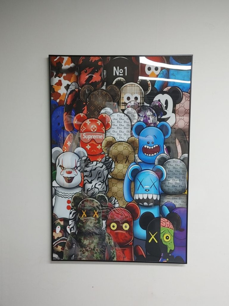 집글이선물 패브릭포스터 인테리어포스터 카우스액자--1